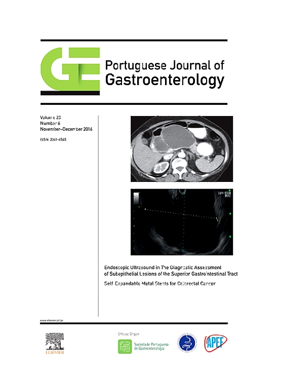 Go to journal home page - GE Portuguese Journal of Gastroenterology